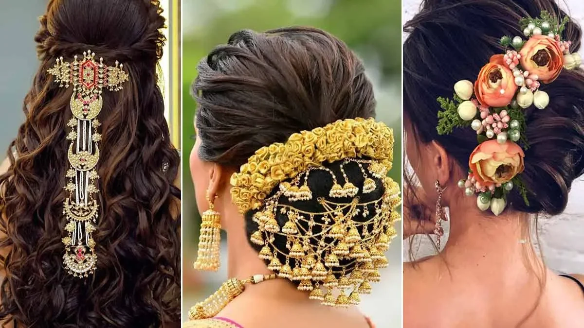 Designer Gold Plated Hair PIN design for Hariyali Teej: "सासू मां" रह जाएंगे देखती जब अपनी हेयर स्टाइल में जोड़ोगी गोल्ड प्लेटेड हेयर पिन डिजाइन