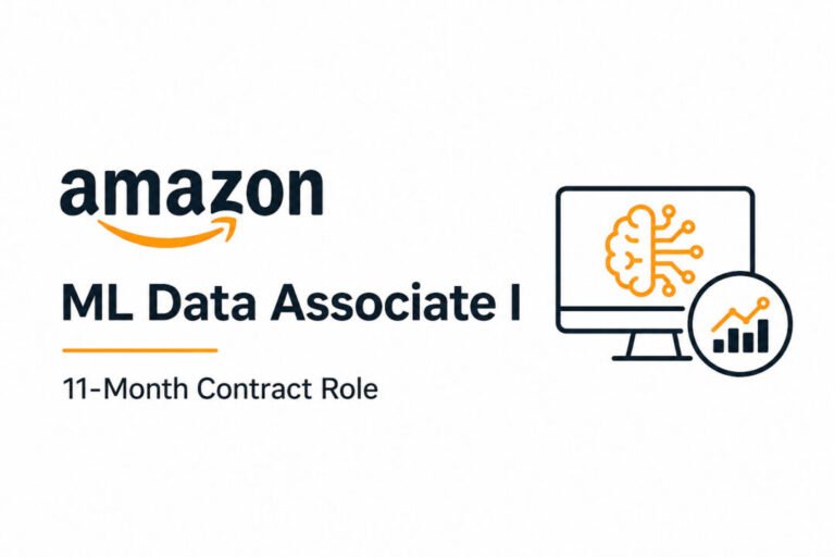 Amazon ML Data Associate I Recruitment 2026