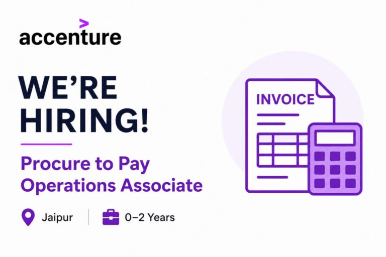 Accenture Hiring Procure to Pay Operations Associate